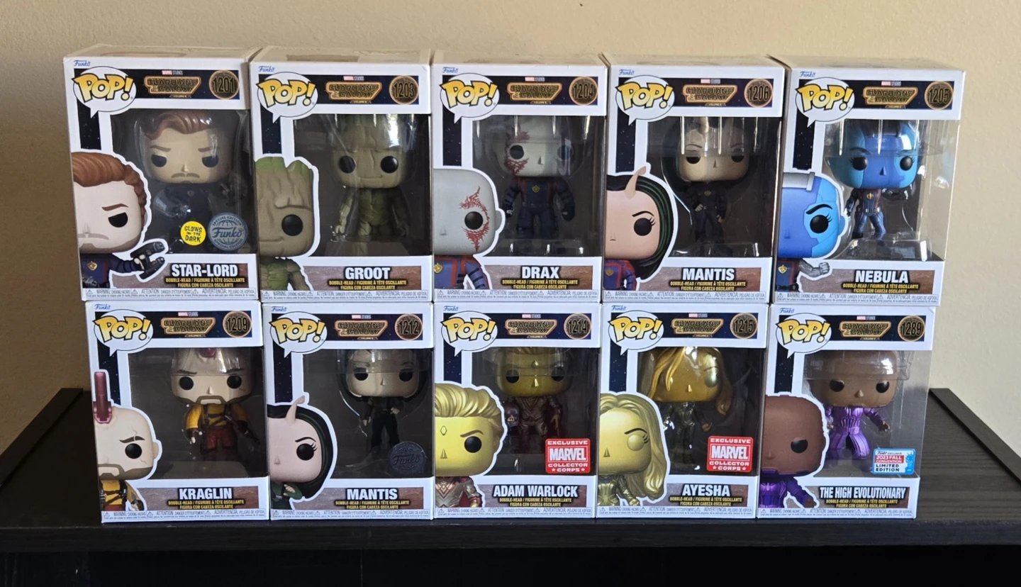 Guardians Of The Galaxy Vol 3 Funko Pop! (Set)