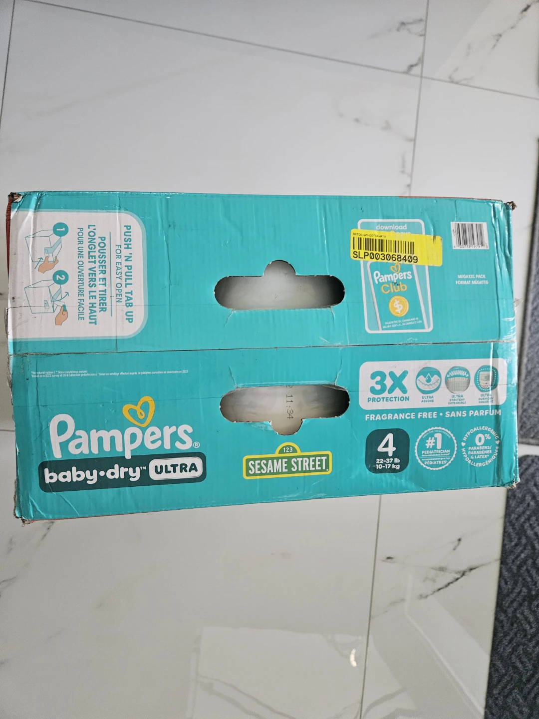 Pampers Baby-Dry Ultra Size 4 Diapers 156 Pack - photo 2