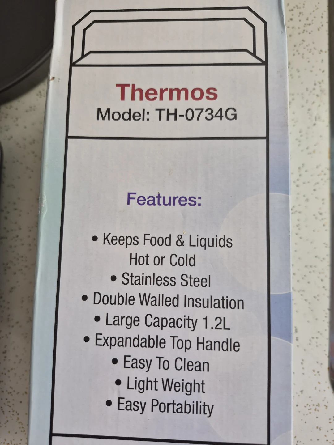 Thermos Stainless Steel Food Flask 1.2L - photo 2
