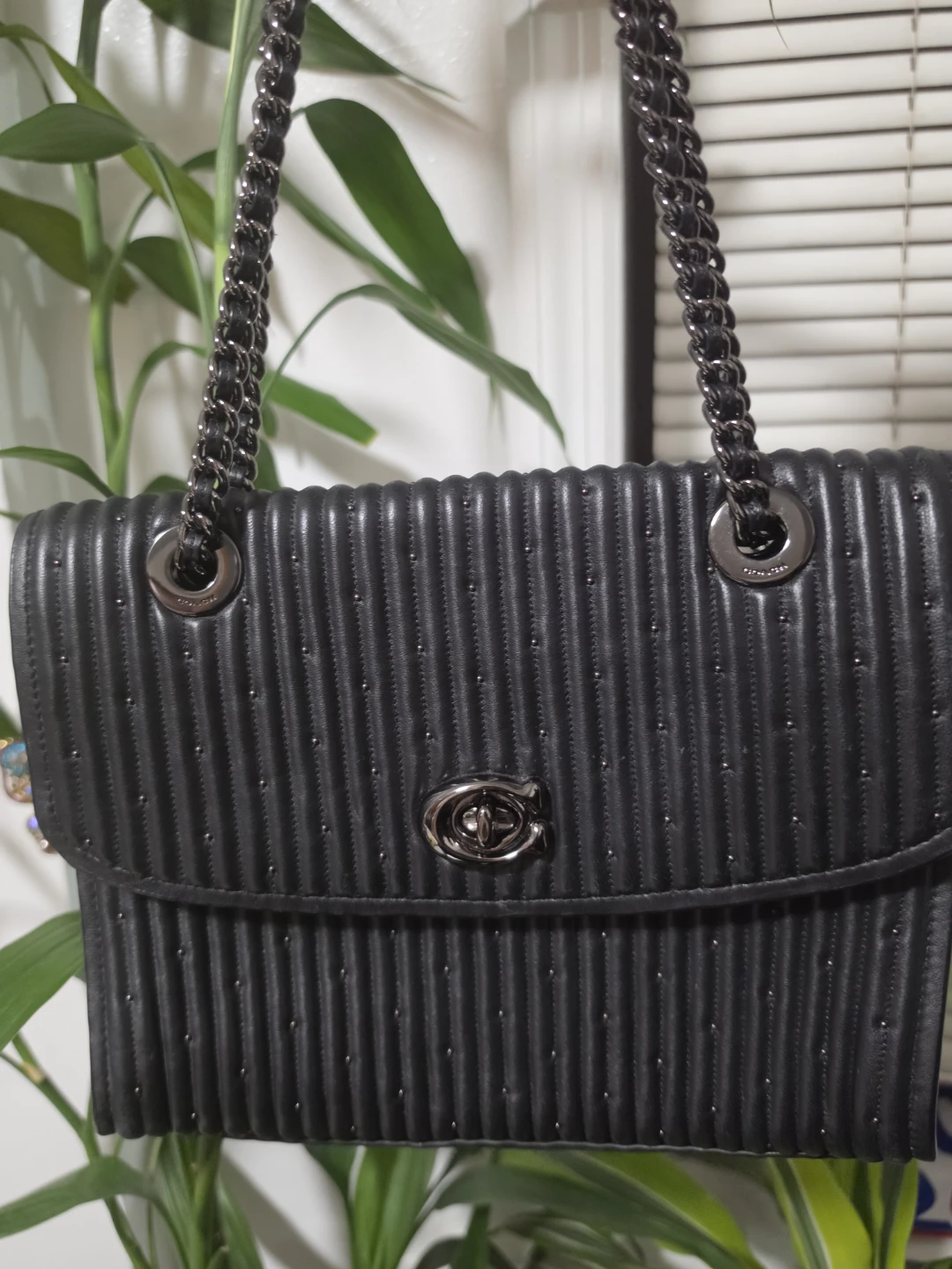 Coach Black Quilted Shoulder Bag - photo 2