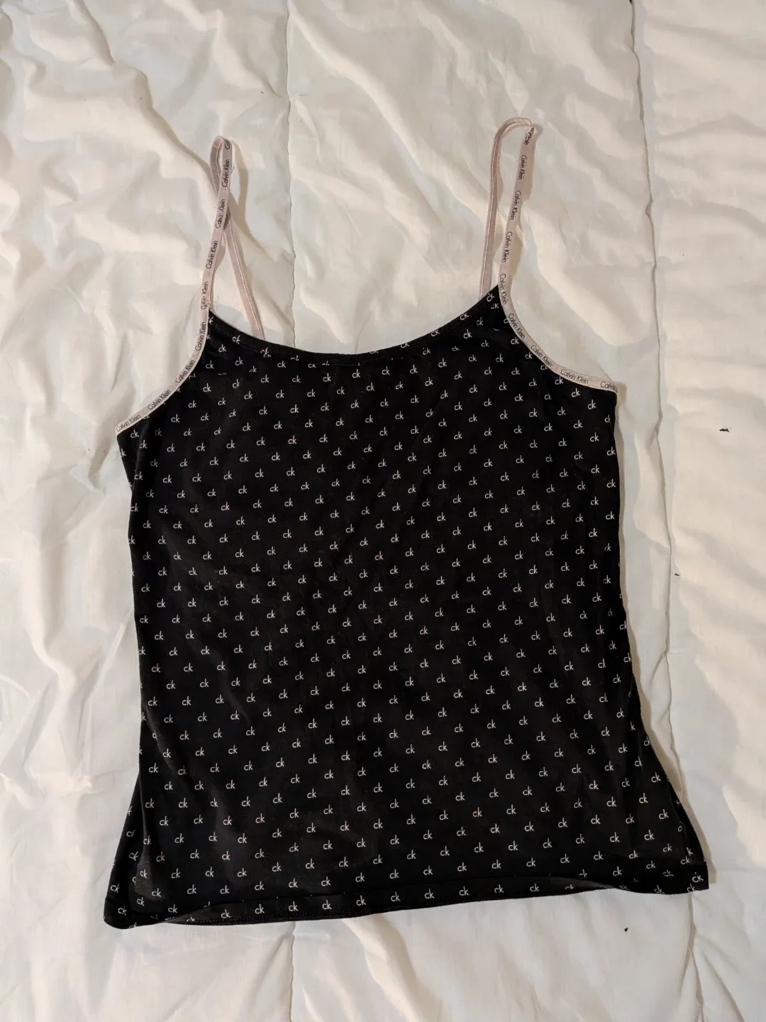 Calvin Klein Logo Camisole Black