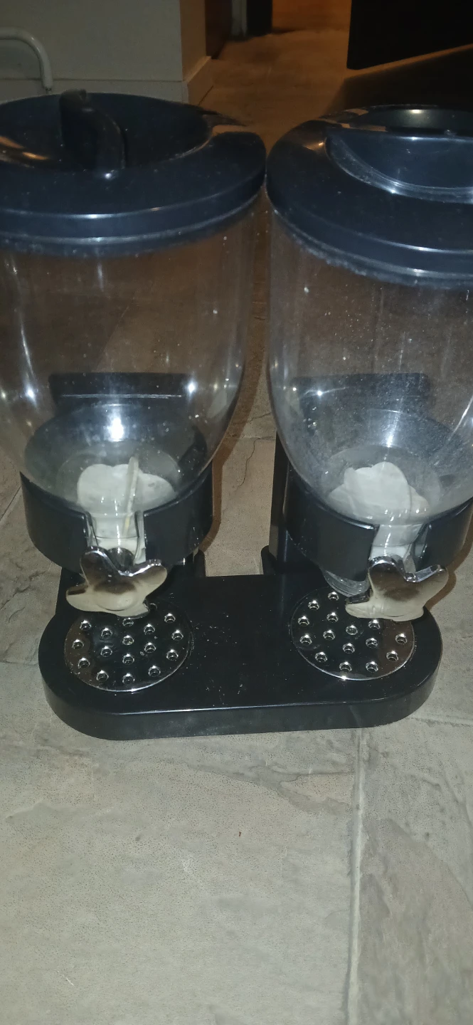 Double Dry Food Cereal Dispenser