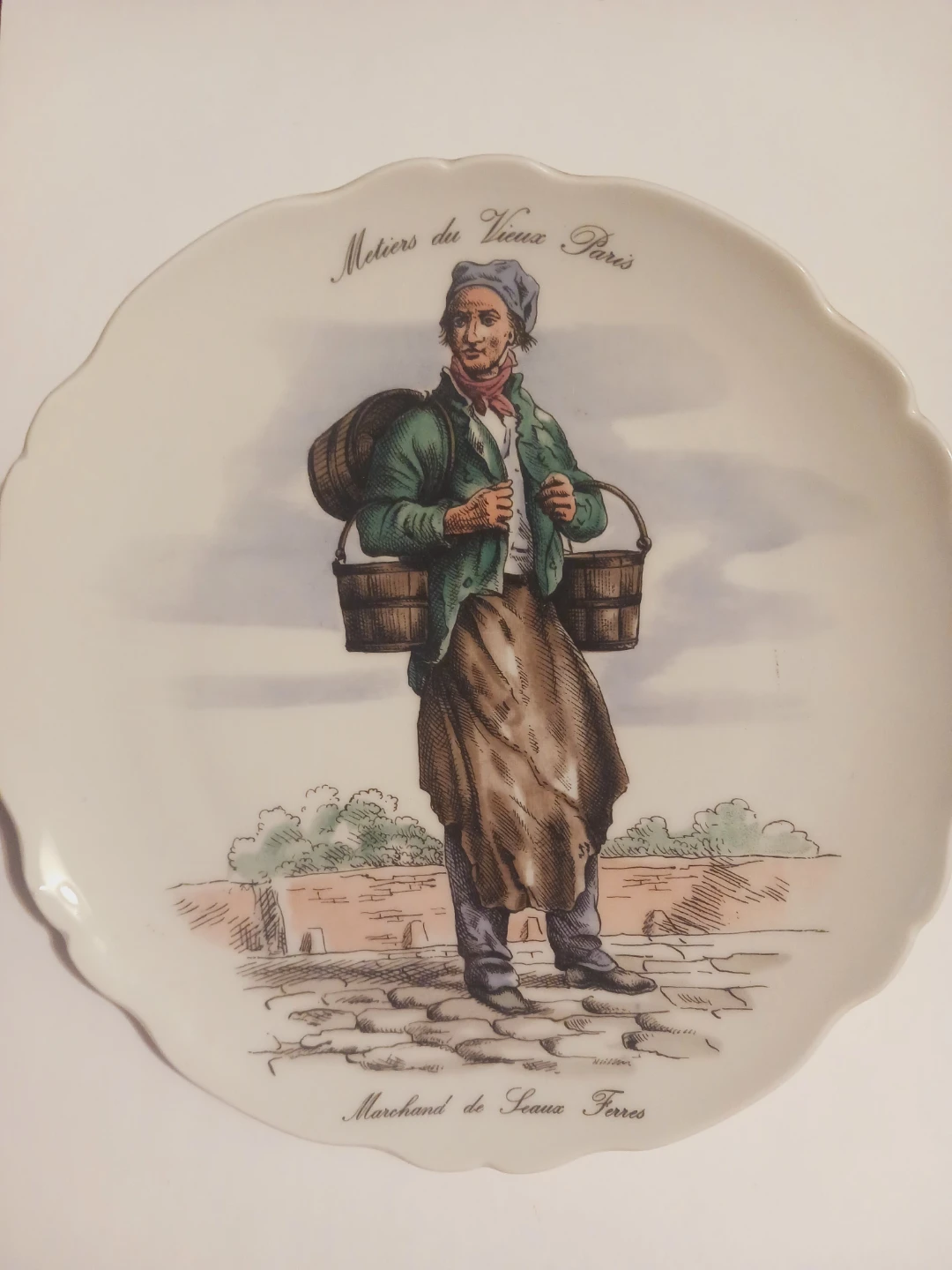 Limoges France Metiers du Vieux Paris Decorative Plate - photo 3