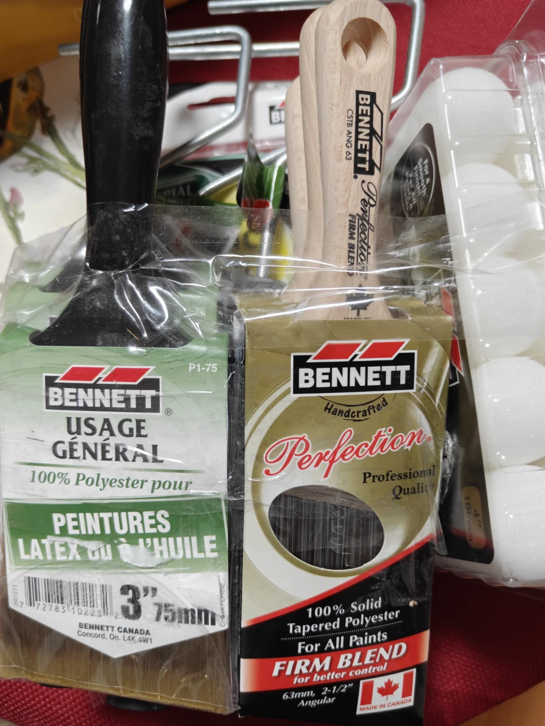 Bennett Paint Brushes and Plastic Drop Sheet Set - photo 4