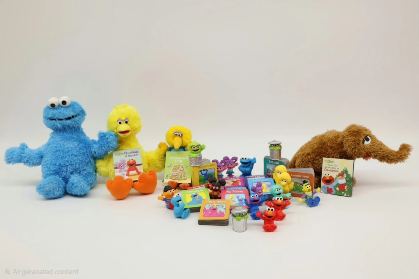 Sesame Street Plush Toys and Board Book Collection **LOT** - photo 2