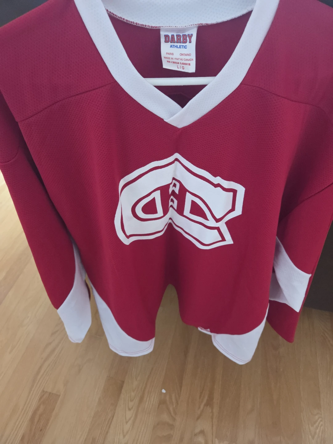 Darby Athletic Hockey Jersey Size Large
