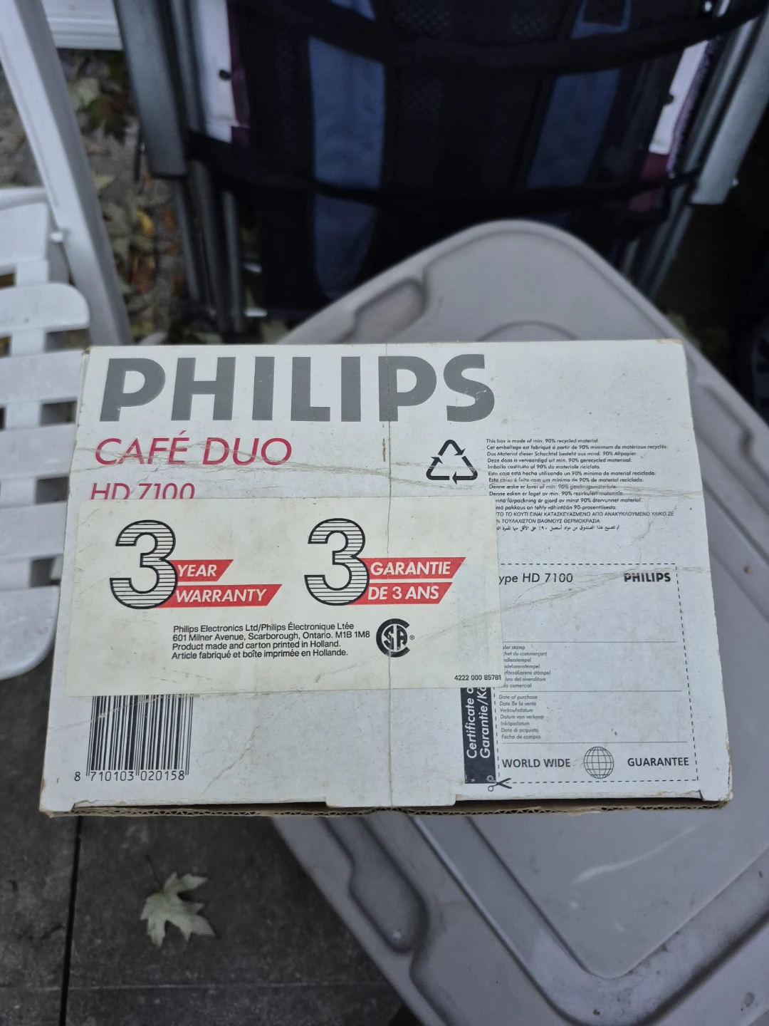 Philips Café Duo Coffee Maker HD7100 brand new - photo 4