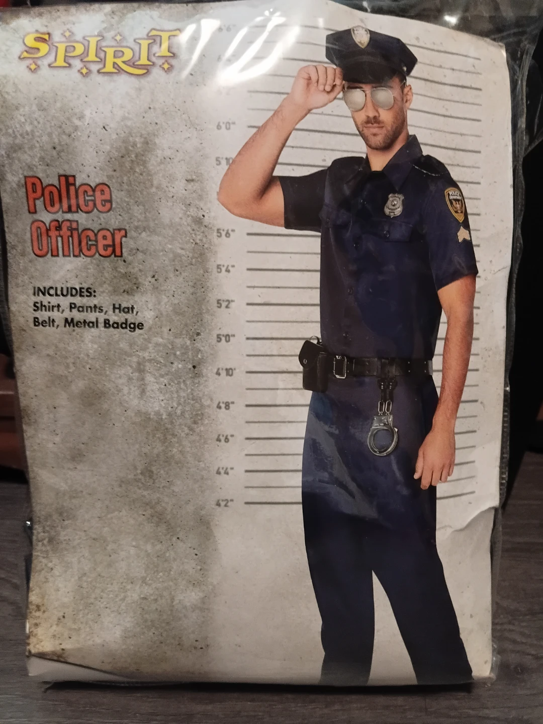 Police officer costume for halloween - photo 2