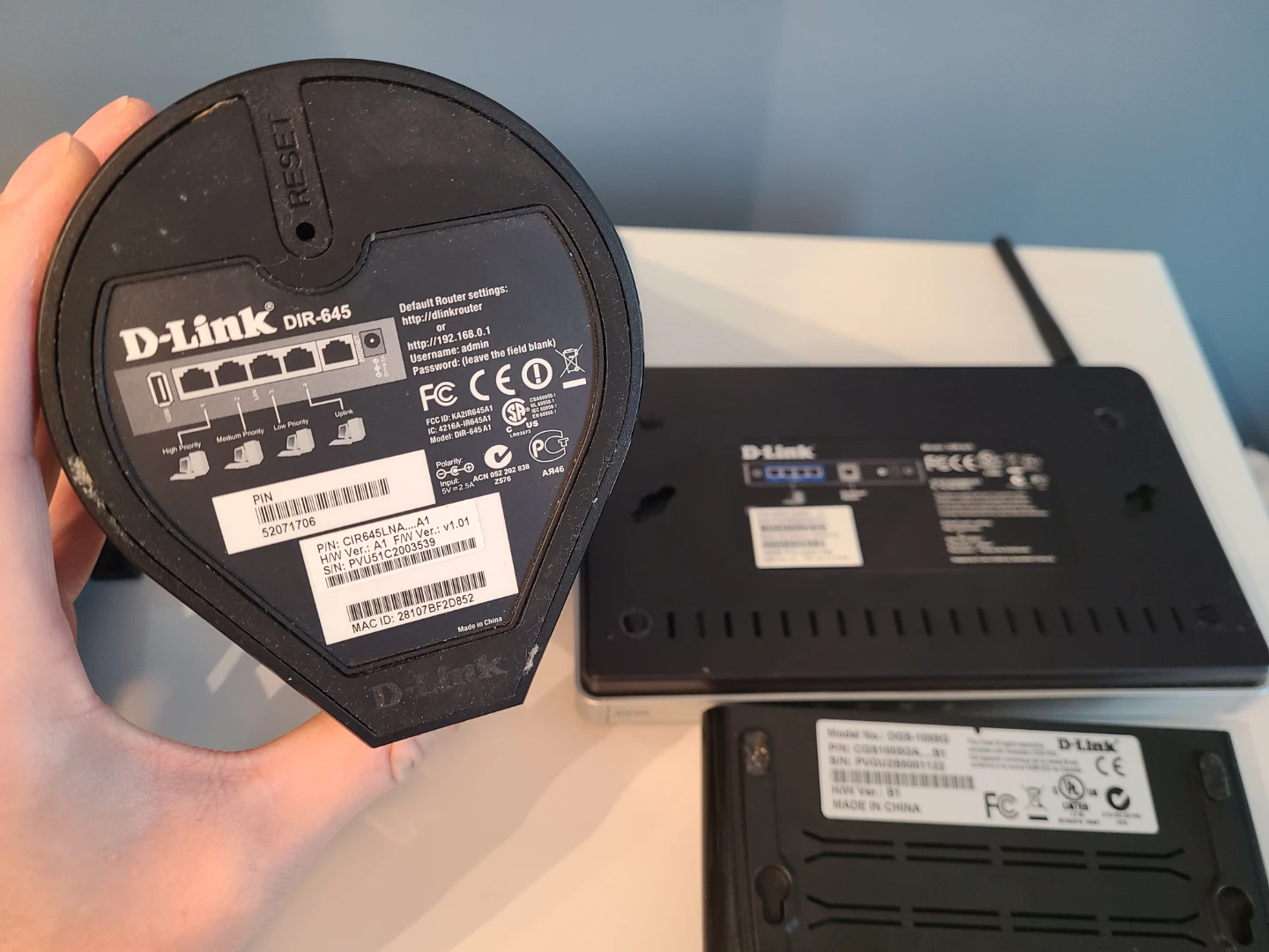 Collection of assorted networking routers and modems - photo 3