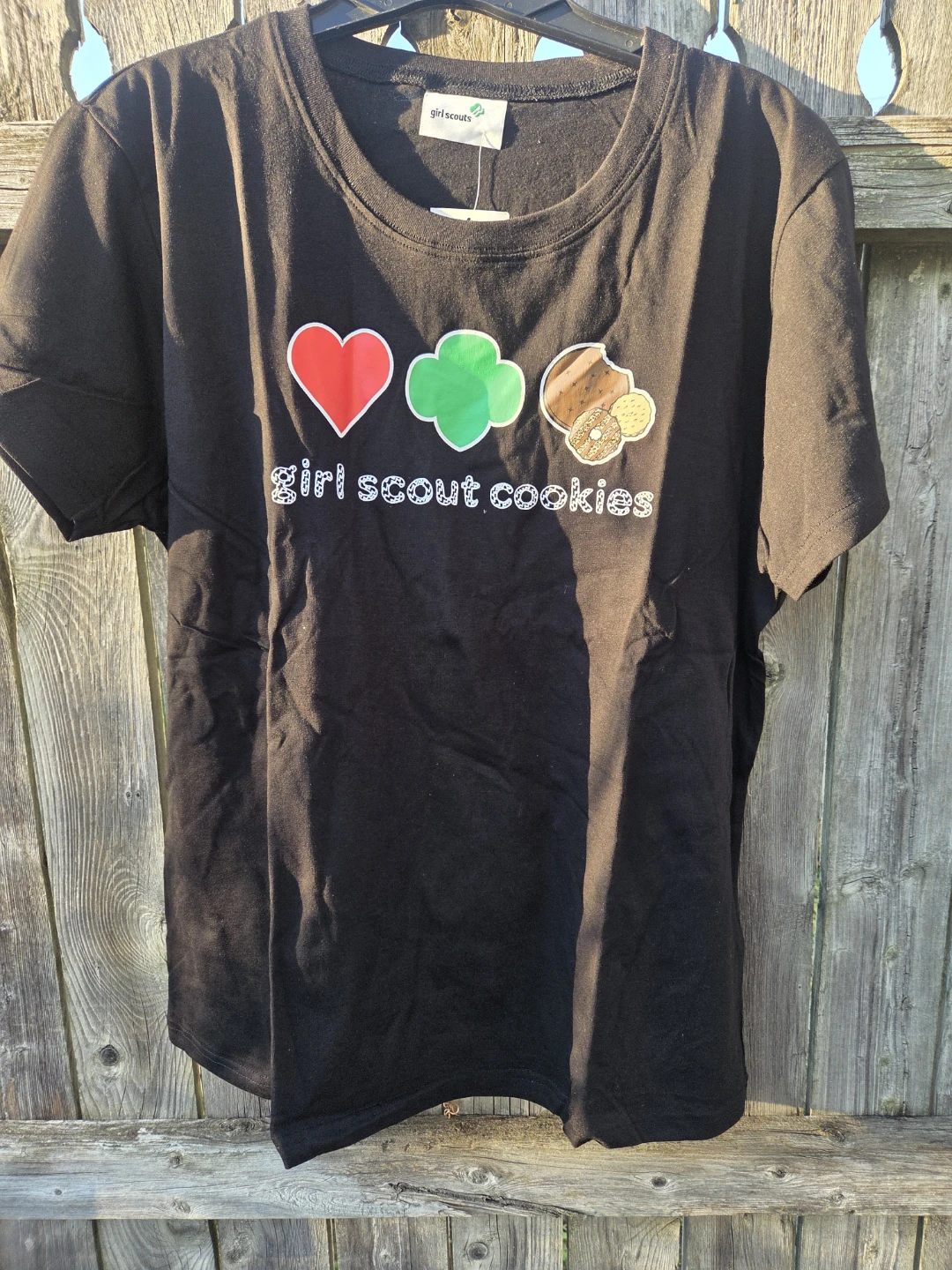 New Girl Scouts Cookie T-Shirt Black XL - photo 4