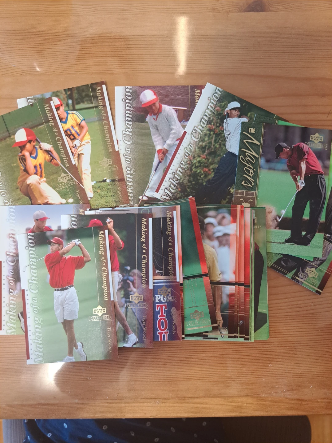 Tiger Woods Upper Deck Collectible Trading Cards