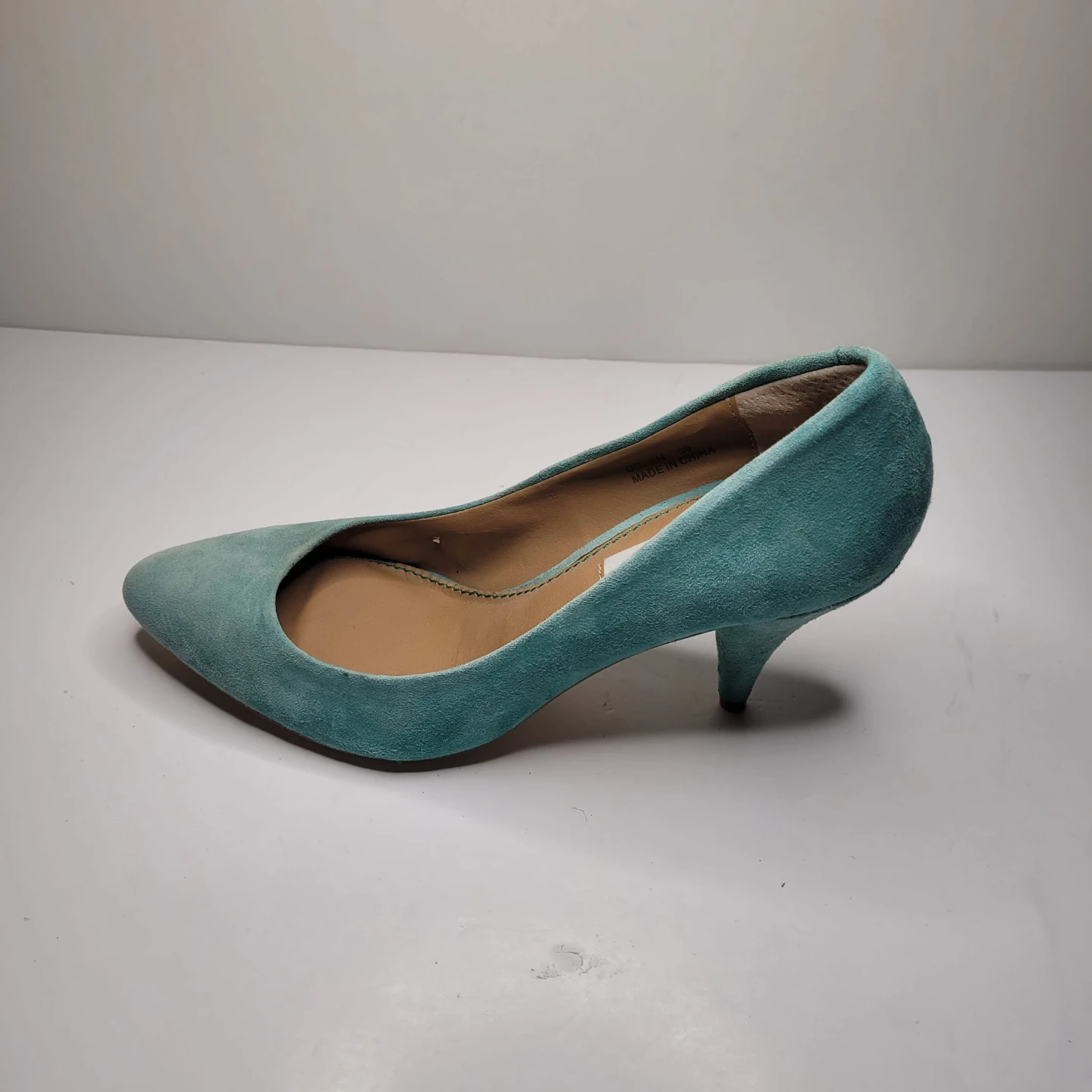 Steve Madden teal suede kitten heels - photo 4