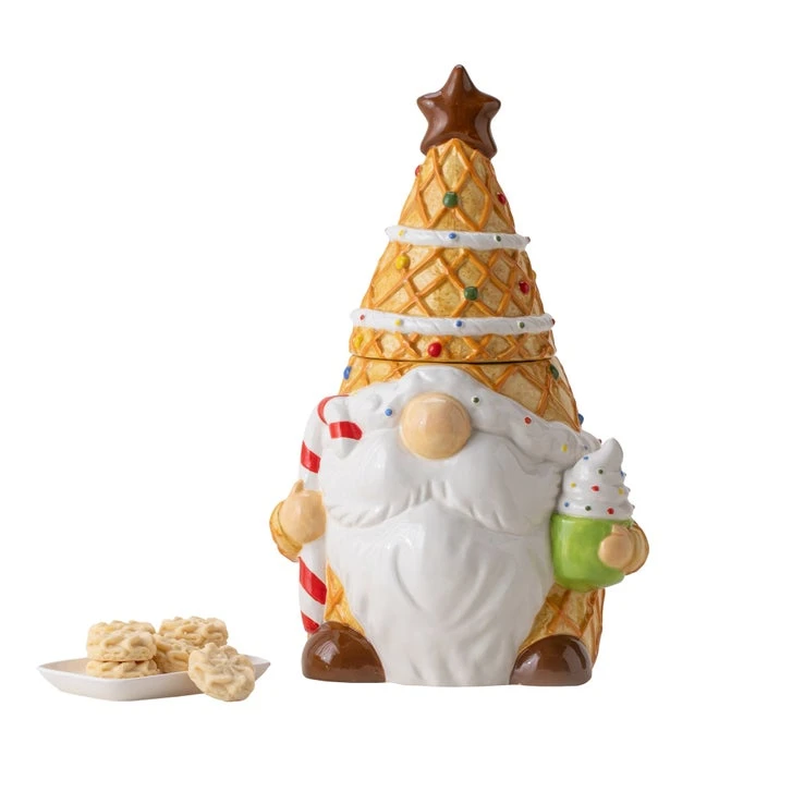 Christmas Gnome Cookie Jar