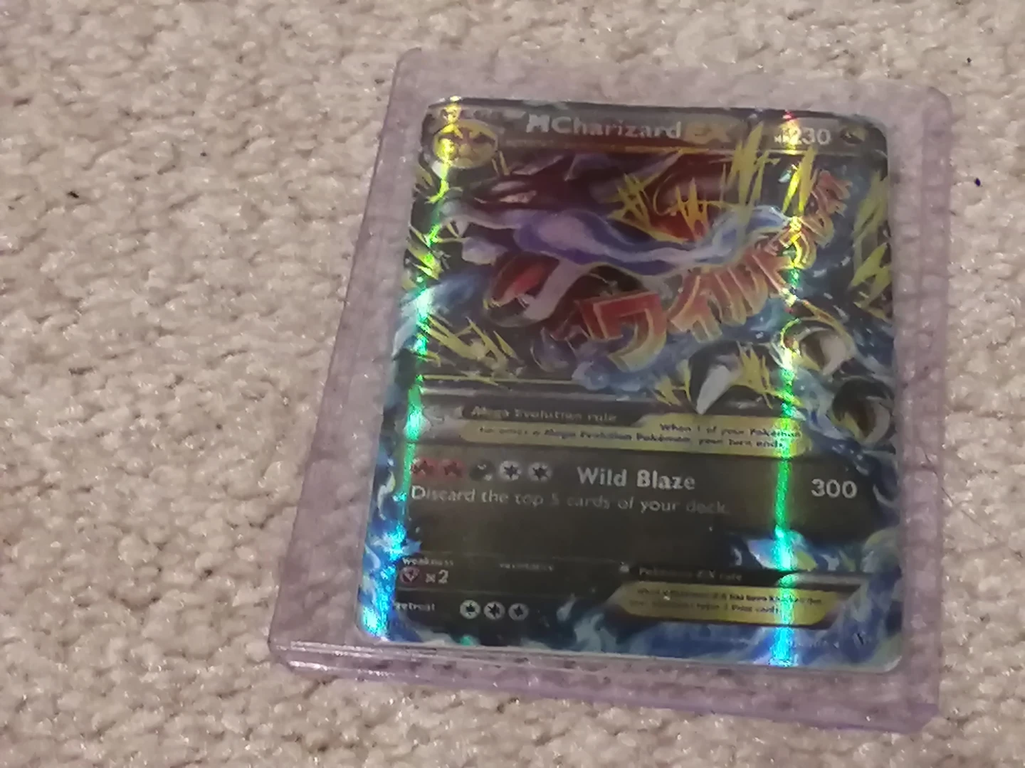 M Charizard EX Trading Card