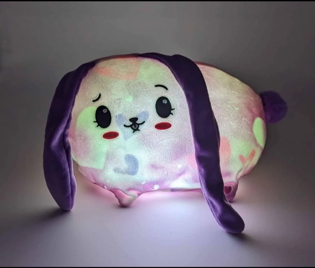 Light-Up Pink Heart Bunny Plush - photo 2