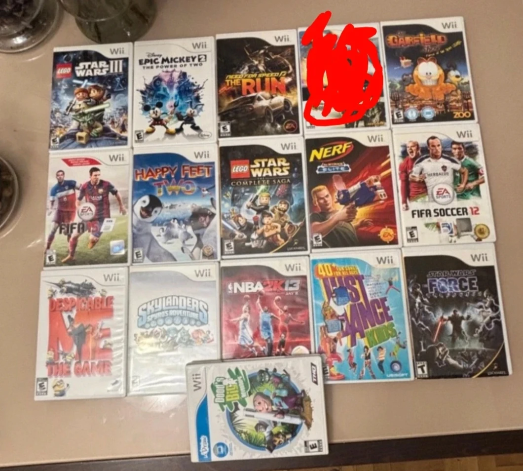 Assorted Nintendo Wii Game Collection