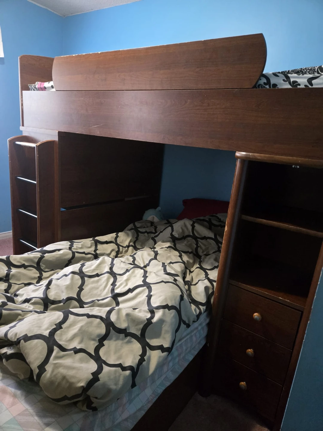 Free Bunk Bed with Integrated Desk and Shelving - photo 5