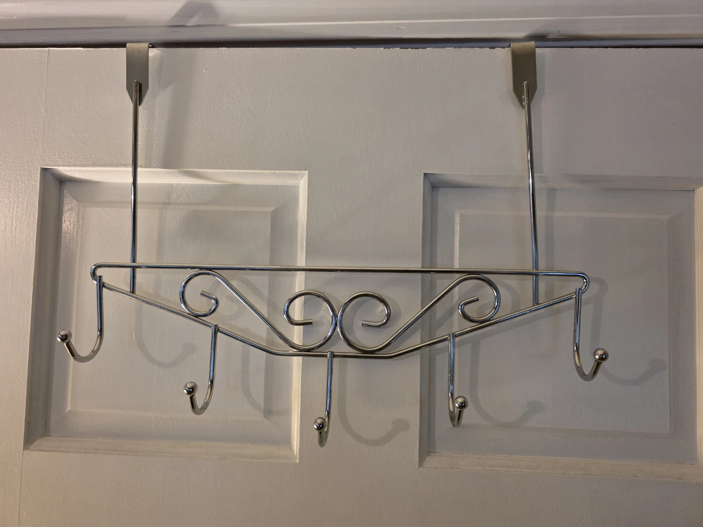 Over-the-Door Metal Hook Rack