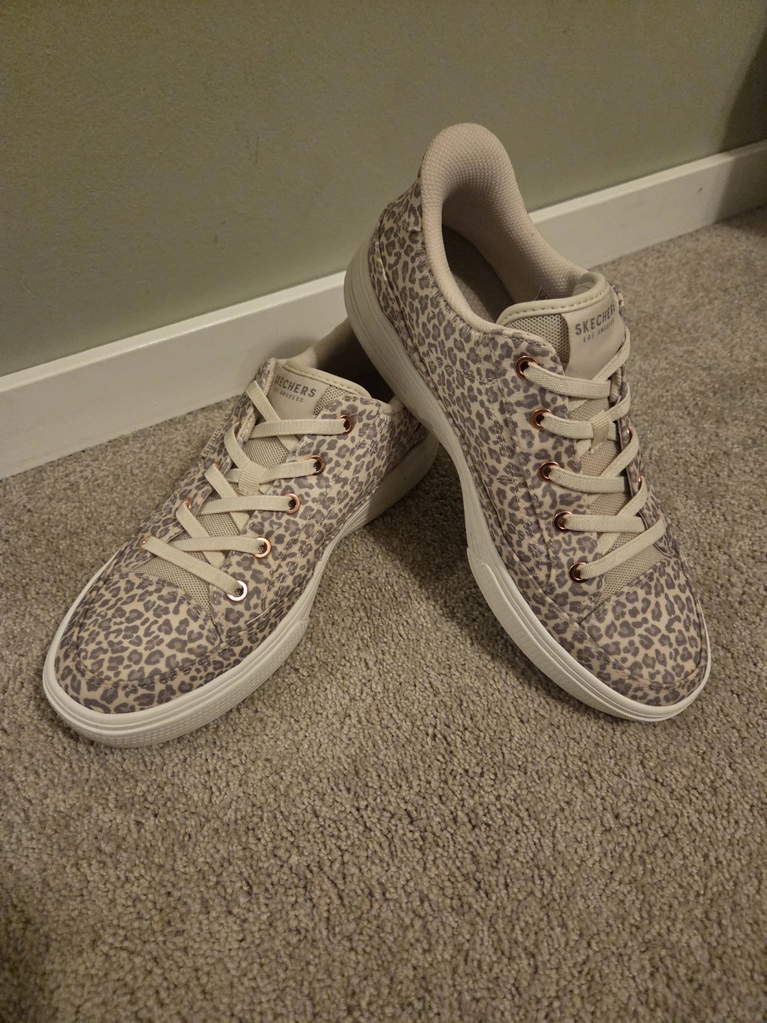 Skechers Slip-ins Leopard Print Sneakers