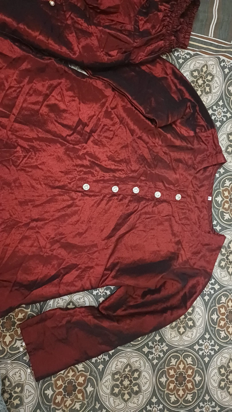 Maroon Salwar Kameez Set - photo 3