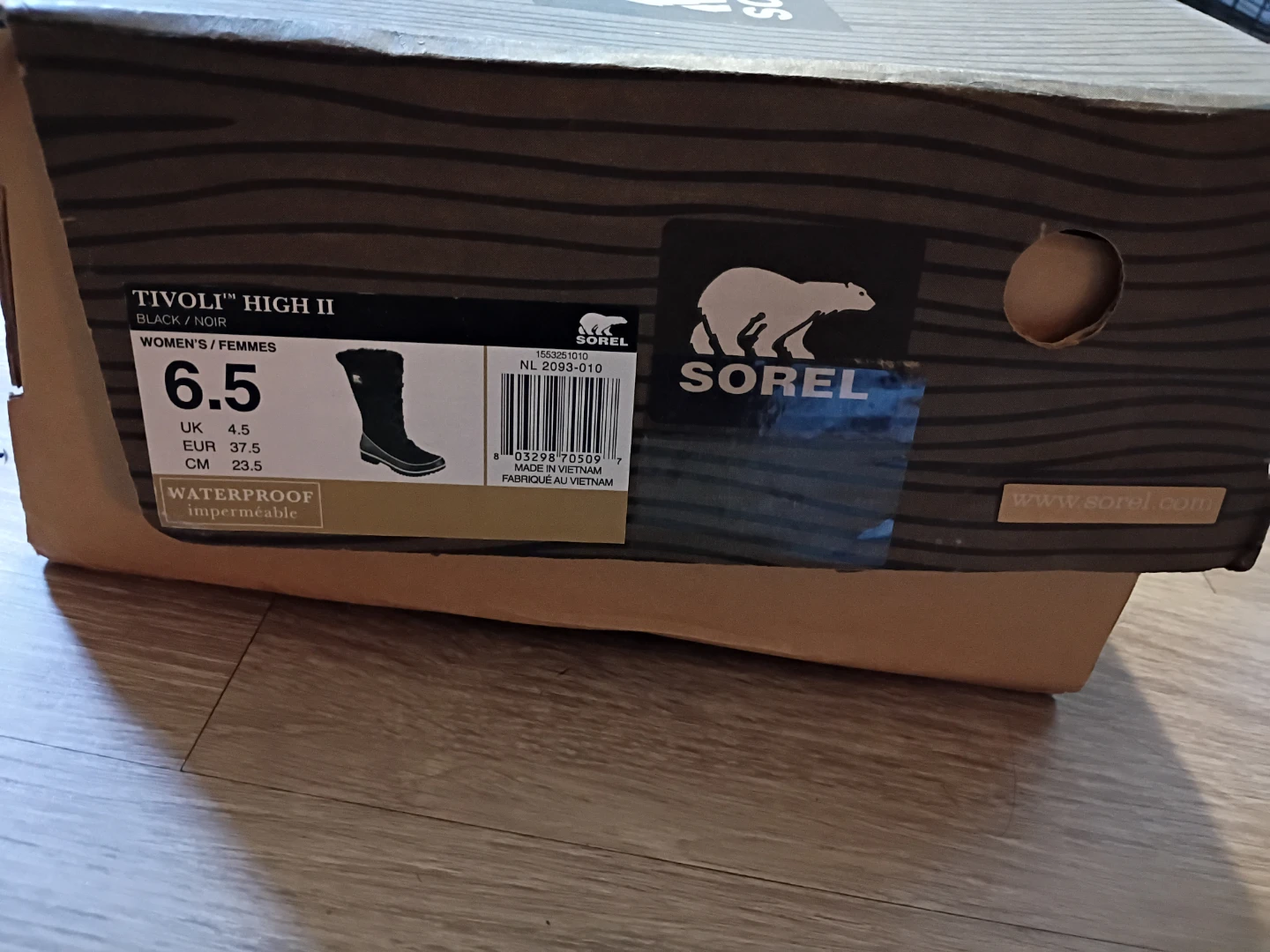 Sorel Tivoli High II Boots - Black - Size 6.5