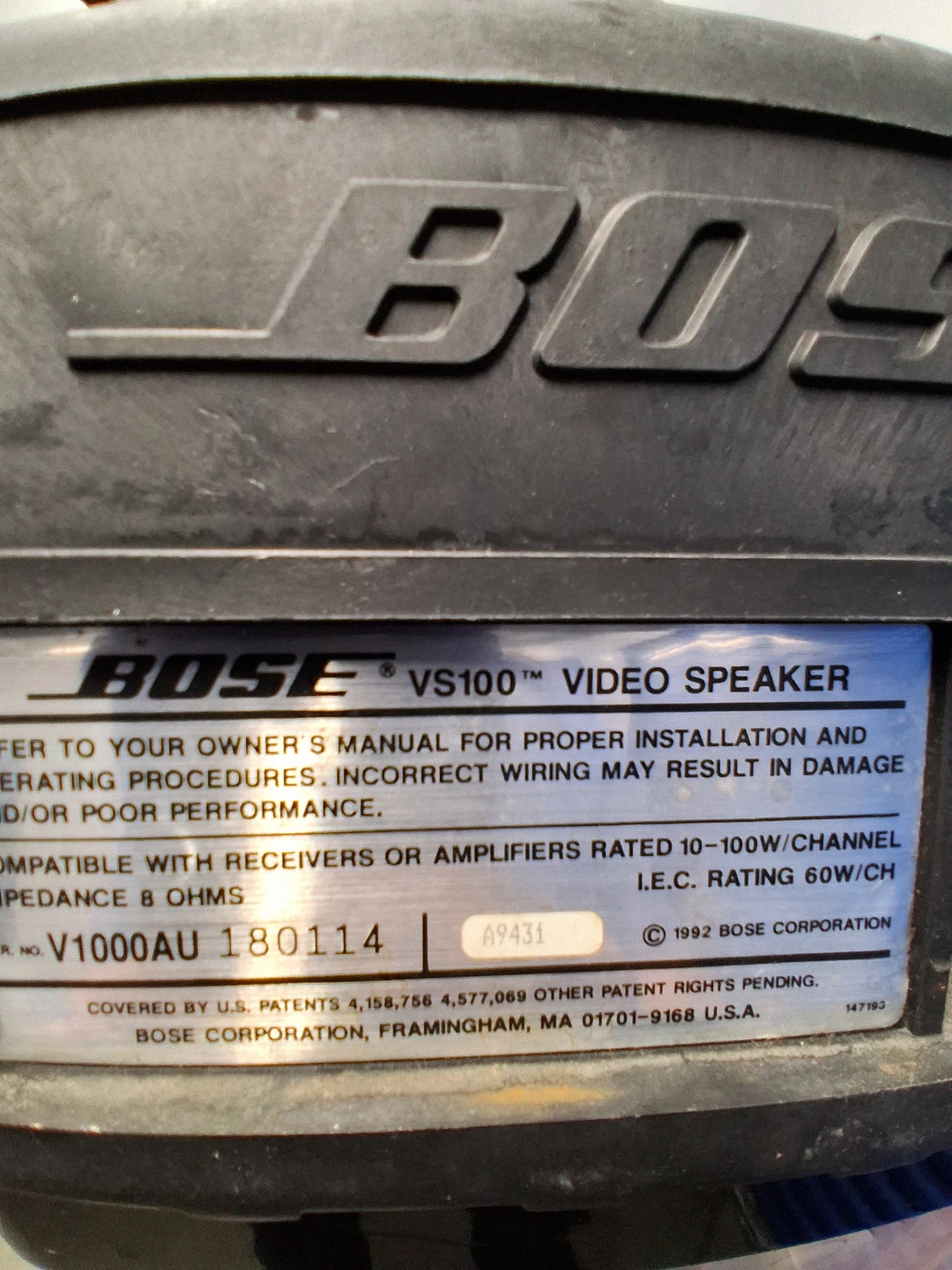 Bose VS100 Video Speaker - photo 2