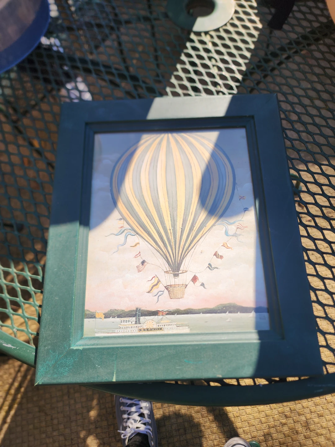 Framed Hot Air Balloon Print
