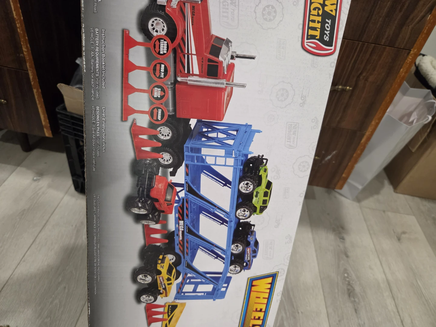 New Bright Mega Mover Truck Hauler 20 Piece Set