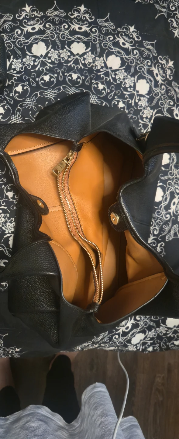 Coach Black Pebble Leather Tote Bag - photo 3