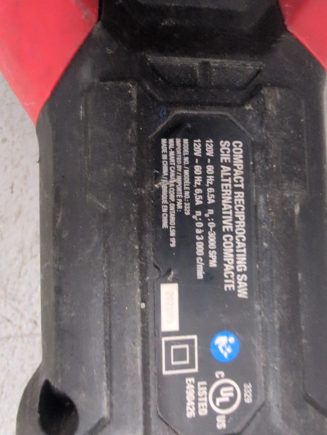 Compact Reciprocating Saw Model 3329 - photo 2
