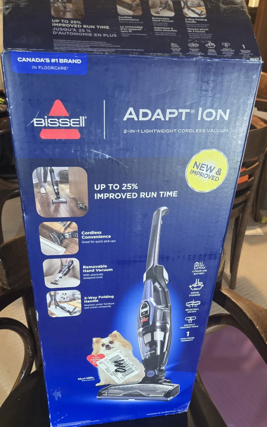 Bissell Adapt Ion XRT 2-in-1 Lightweight Cordless Vacuum.BNIB.
