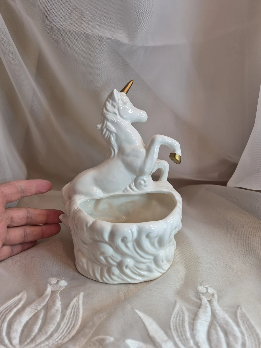 Unicorn Planter Trinket Holder - photo 4