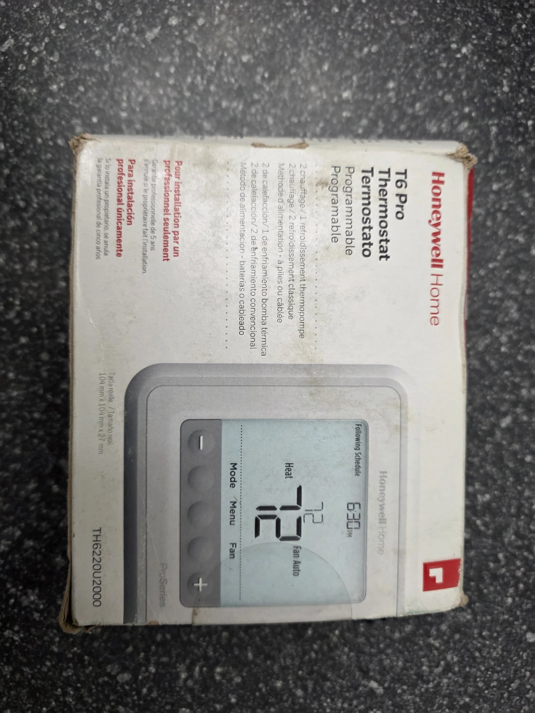 Honeywell Home T6 Pro Programmable Thermostat