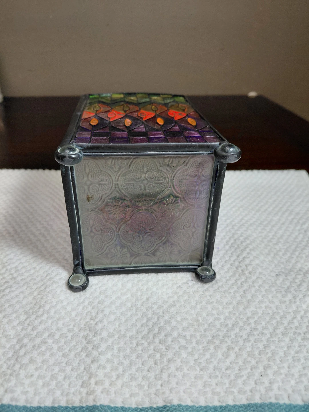 Stained Glass Decorative Container - photo 5