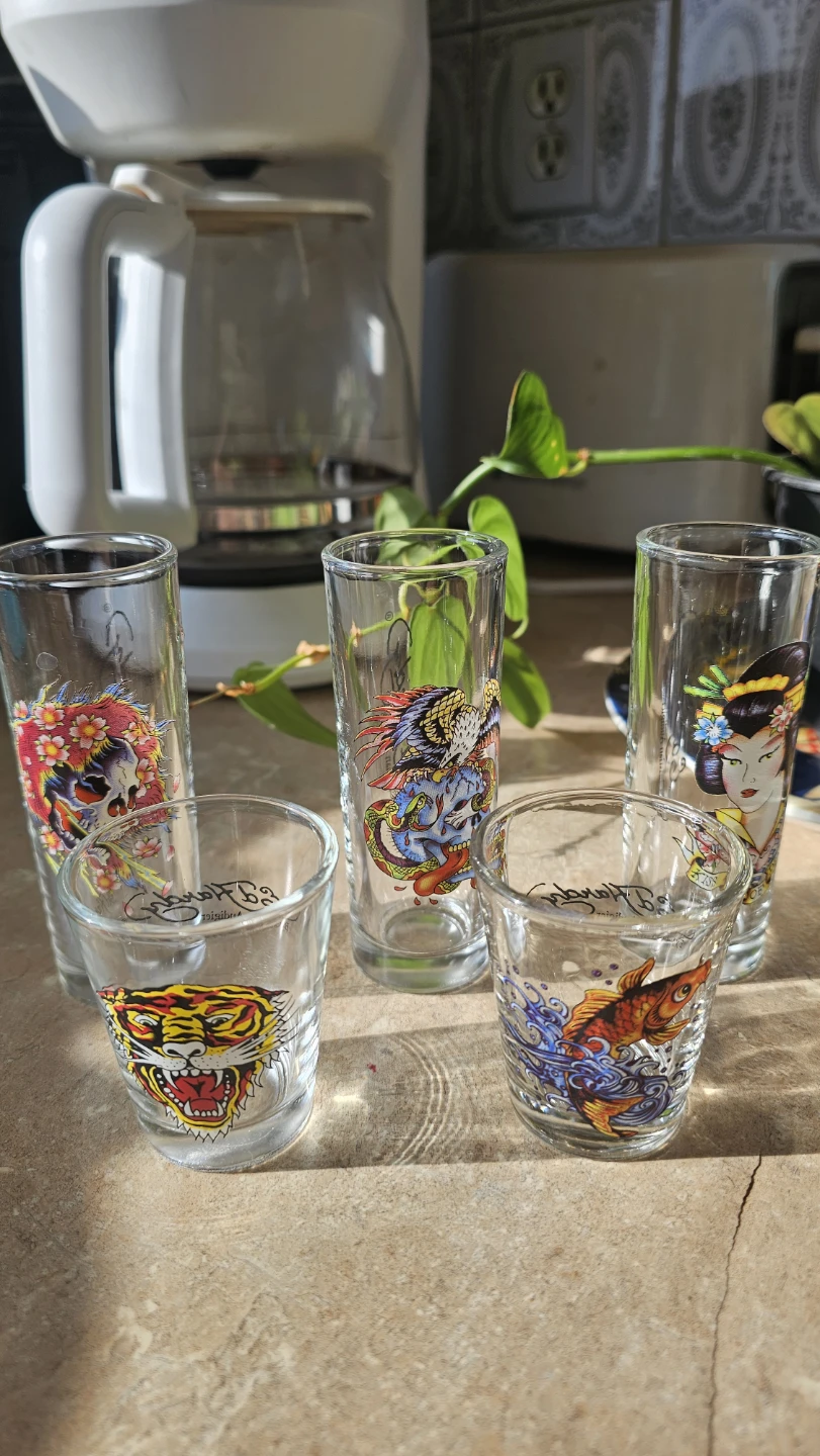 Ed Hardy Shot Glasses