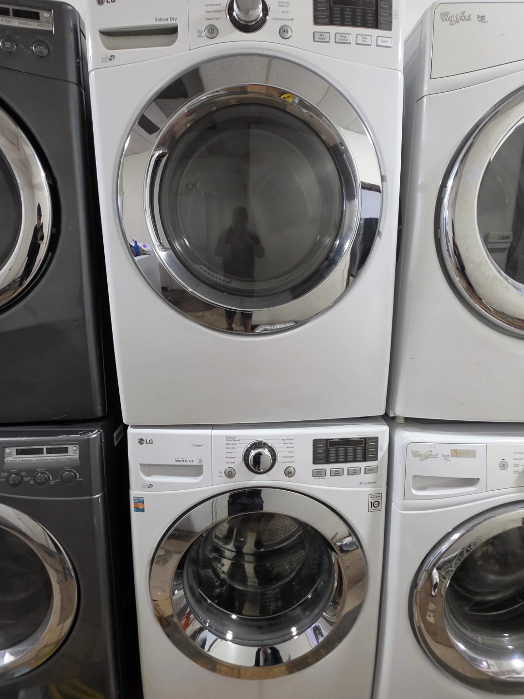 LG Inverter Direct Drive Front Load Washer and Dryer