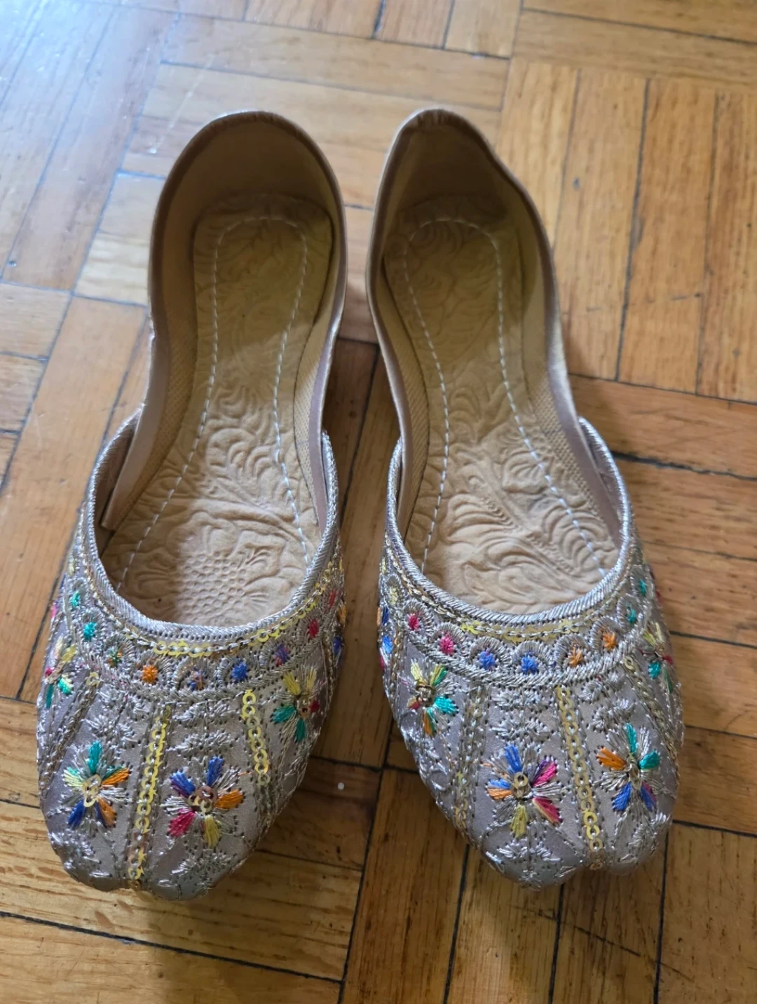Embroidered Pakistani khusa Size 13