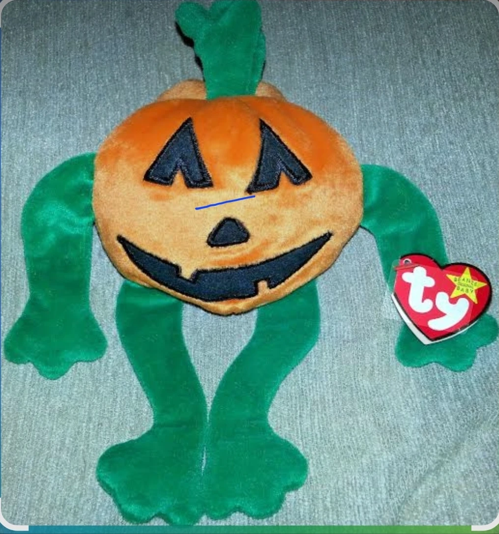 Ty Beanie Seasonal Baby Pumpkin Plush