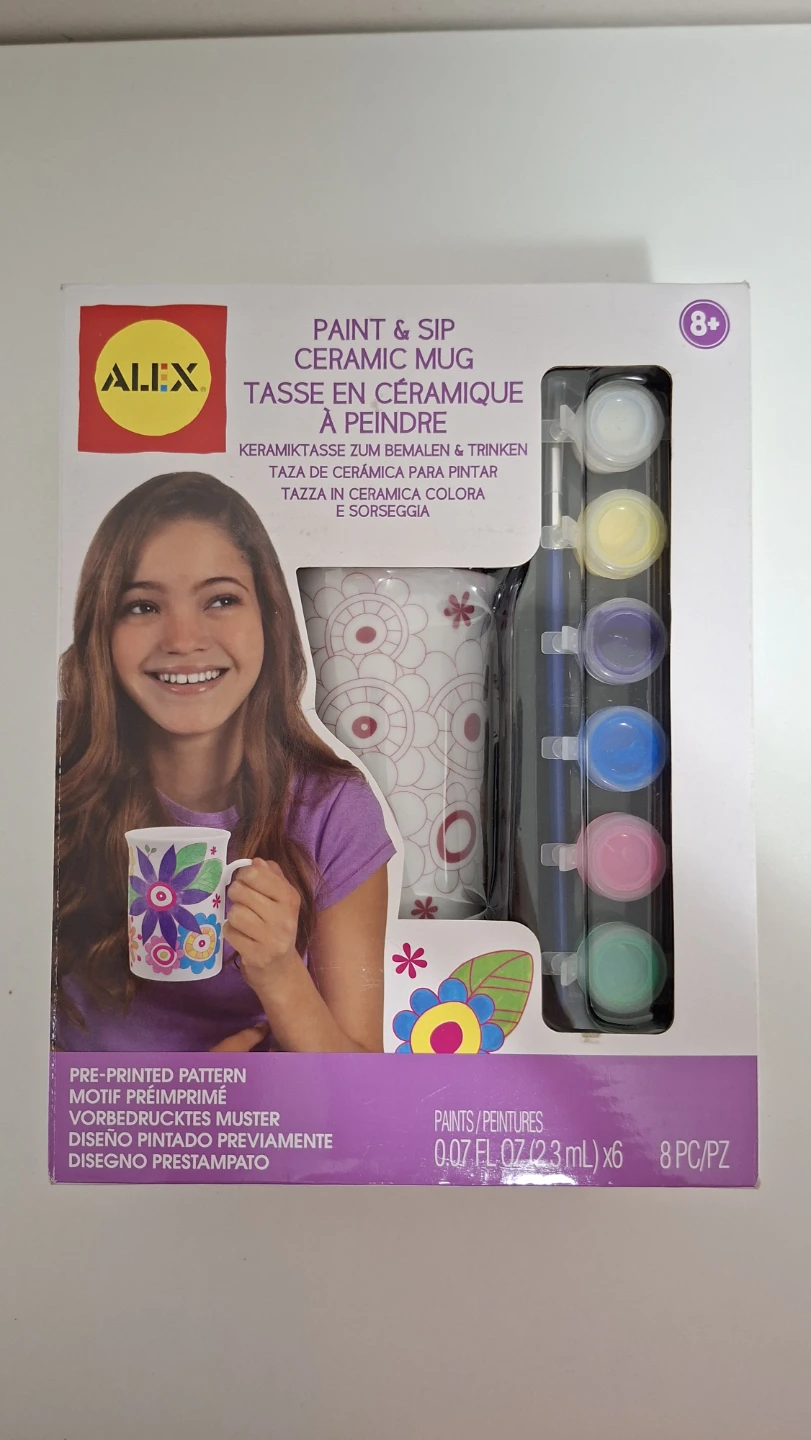 ALEX Paint & Sip Ceramic Mug Set