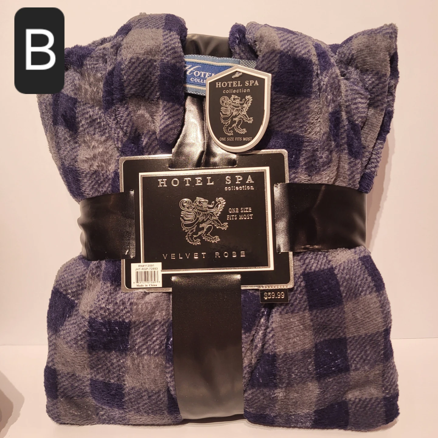 Men's Hotel Spa Collection Velvet Robe - photo 3