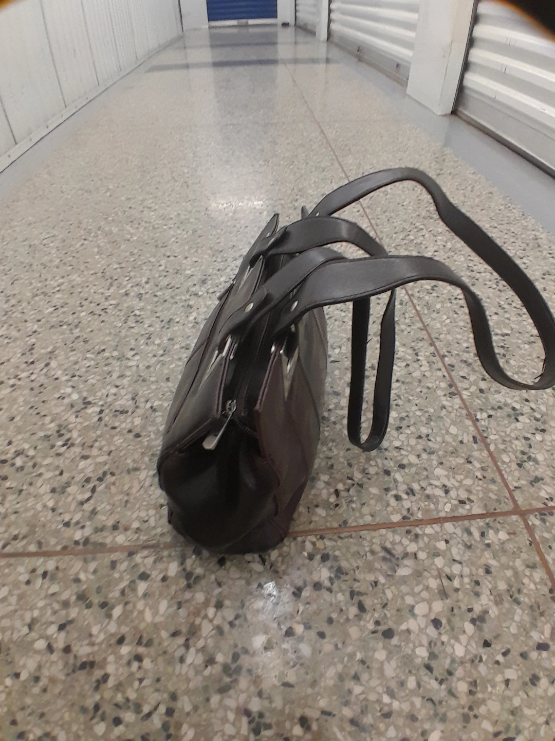 Dark Brown Leather Handbag Original BACI Italy - photo 4