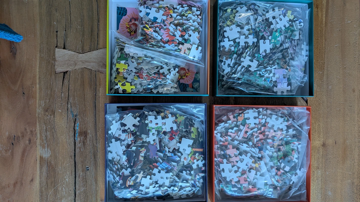 Set of 4 Galison and Mudpuppy 500-Piece Puzzles - photo 3