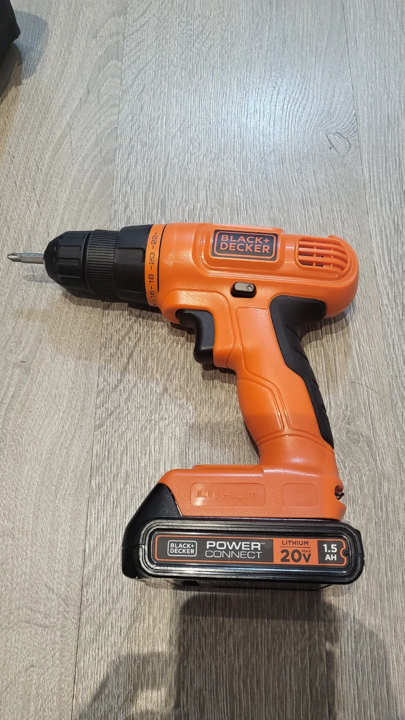Black+Decker 20V Cordless Drill Set - photo 2
