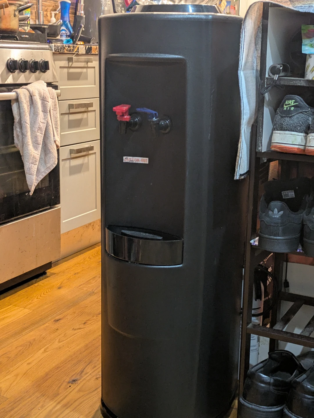 Black Standing Water Cooler Dispenser - photo 3