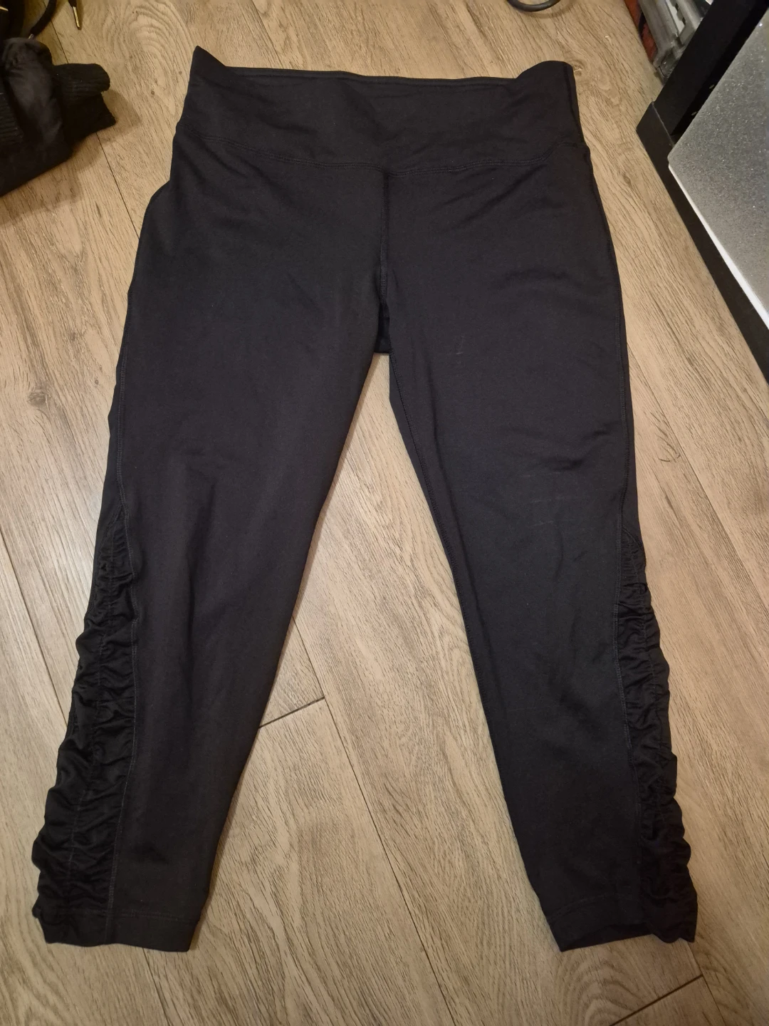 Velocity Black Athletic Leggings Size medium M