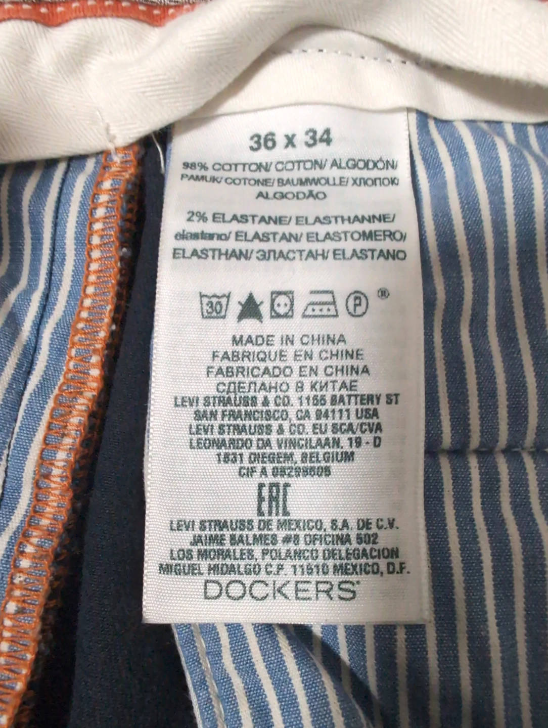 Dockers Men's Pants Size 36 x 34 - photo 2