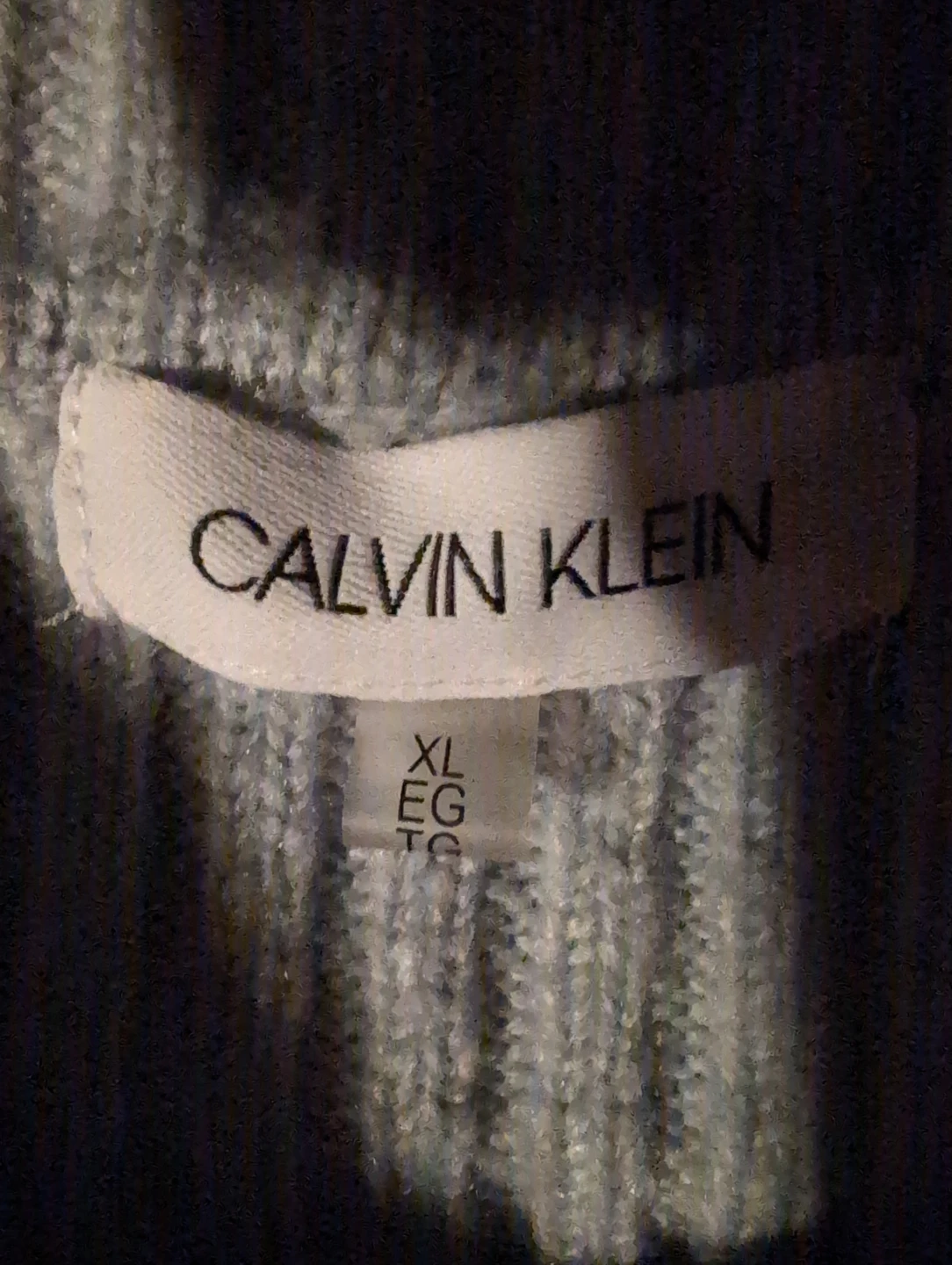 Calvin Klein Light Blue Cowl Neck Sweater - photo 3