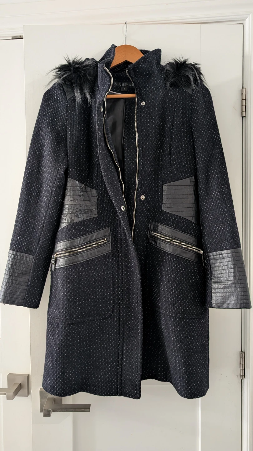 Via Spiga wool Coat size xs  *flaw*