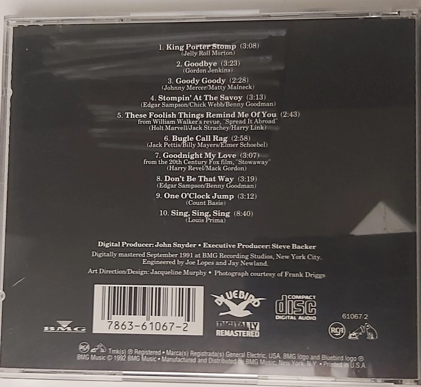 Benny Goodman - Stompin' at the Savoy CD - photo 2