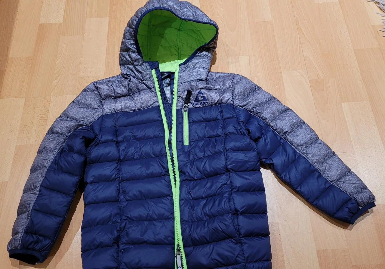 Gerry Kids Puffer Jacket - Blue/Grey - Size 6/6X - photo 3